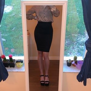 Black Pencil Skirt